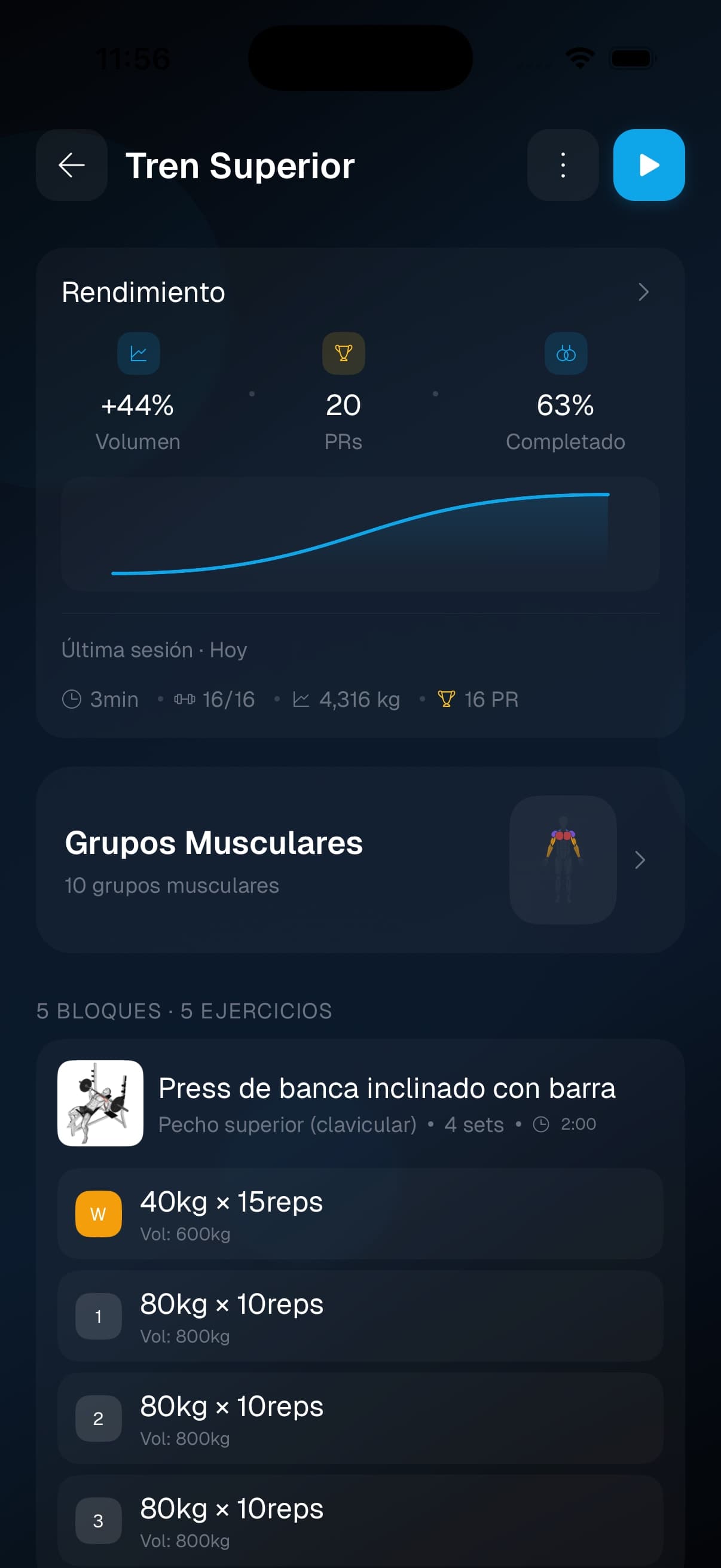 Armá cualquier estructura de entrenamiento